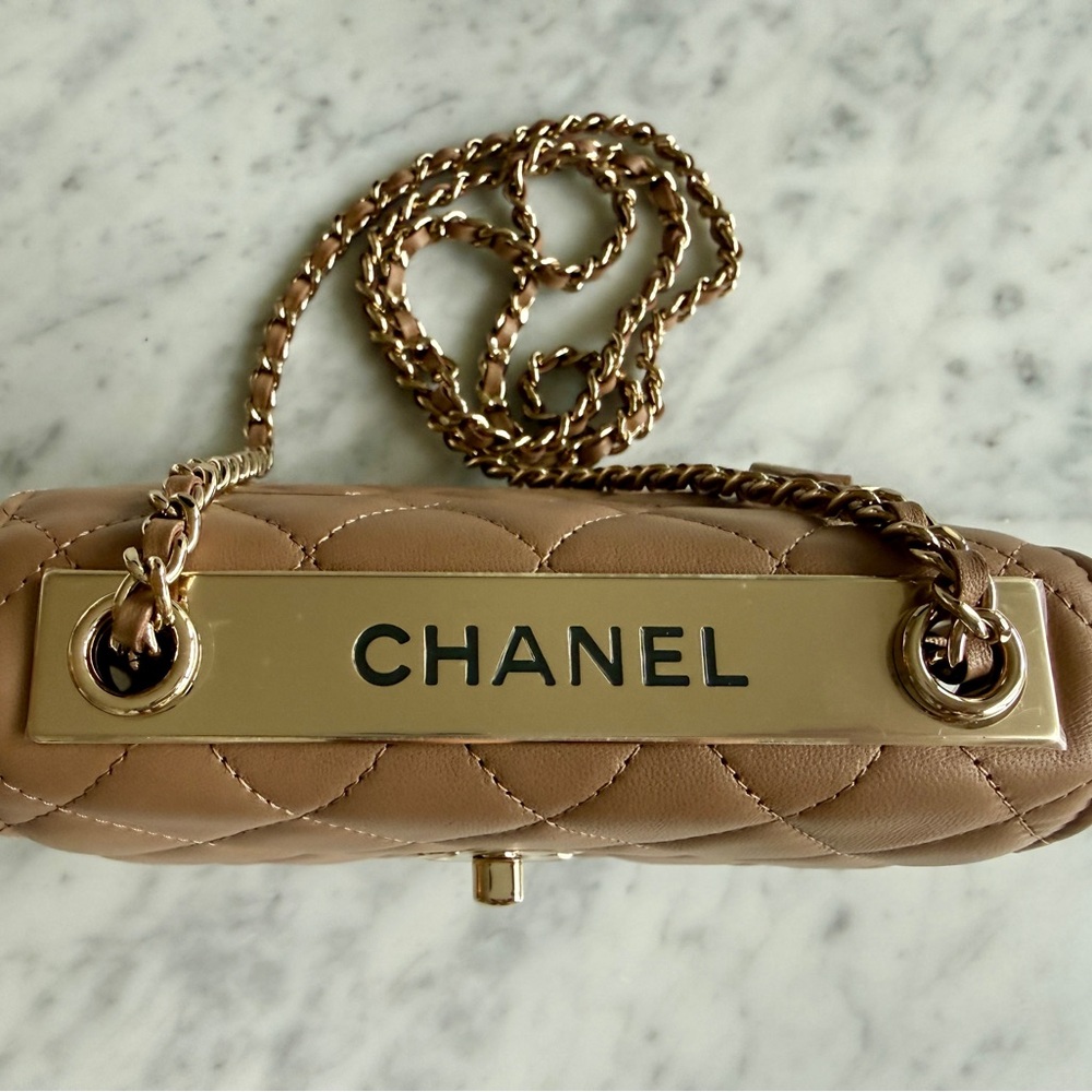 BRAND NEW Chanel Mini Trendy CC Wallet on Chain - Picture 2 of 13